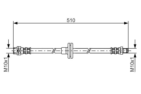 BOSCH 1 987 476 056 Brake Hose