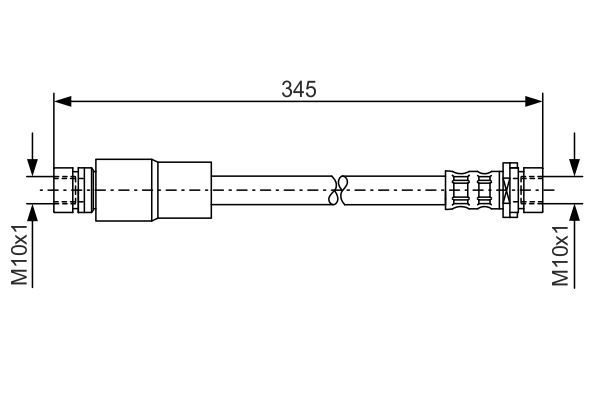 BOSCH 1 987 476 058 Brake Hose