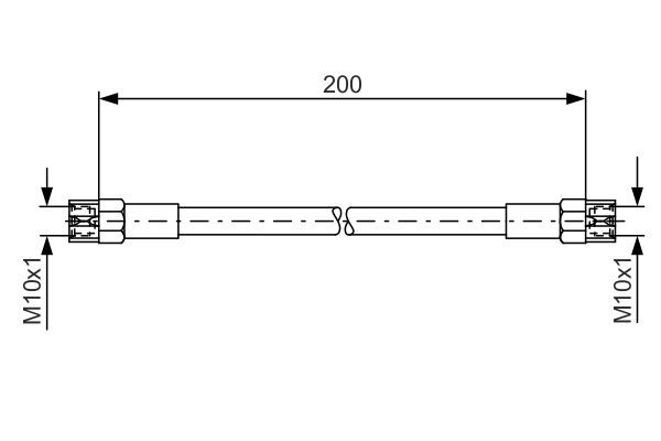 BOSCH 1 987 476 062 Brake Hose