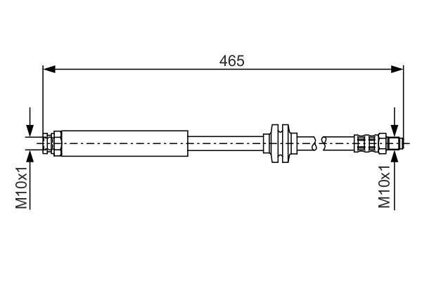 BOSCH 1 987 476 079 Brake Hose
