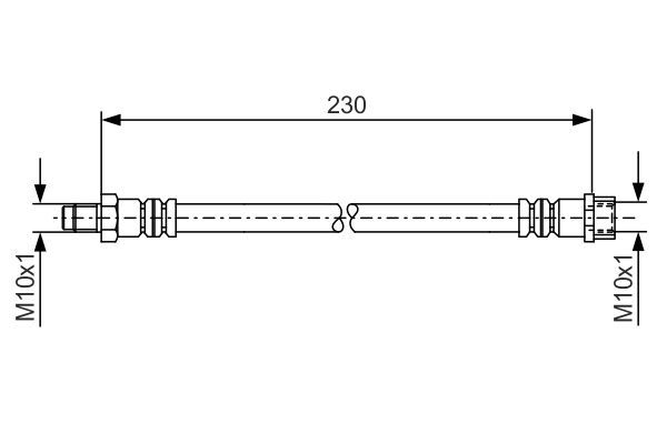 BOSCH 1 987 476 083 Brake Hose