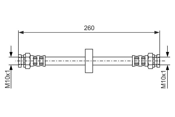 BOSCH 1 987 476 092 Brake Hose
