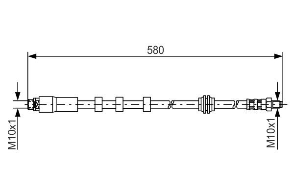 BOSCH 1 987 476 093 Brake Hose