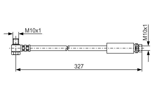 BOSCH 1 987 476 095 Brake Hose