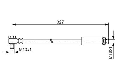 Brake Hose BOSCH 1 987 476 098