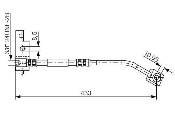 BOSCH 1 987 476 103 Brake Hose