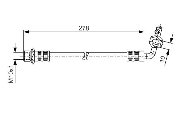 BOSCH 1 987 476 113 Brake Hose