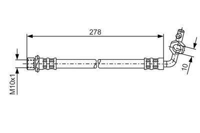 Brake Hose BOSCH 1 987 476 113