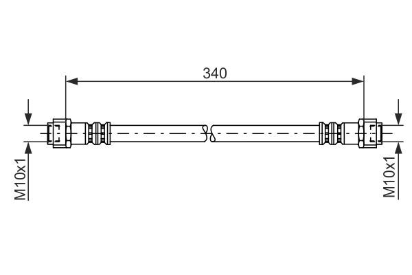 BOSCH 1 987 476 118 Brake Hose