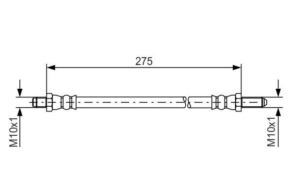 BOSCH 1 987 476 124 Brake Hose
