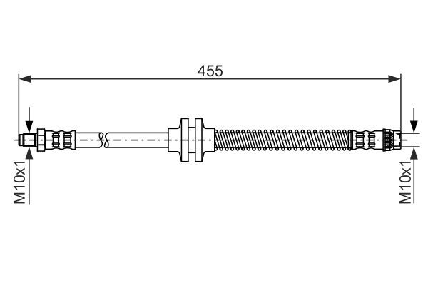 BOSCH 1 987 476 126 Brake Hose