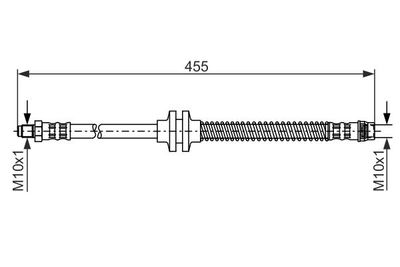 Brake Hose BOSCH 1 987 476 126