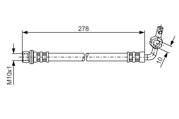 BOSCH 1 987 476 127 Brake Hose
