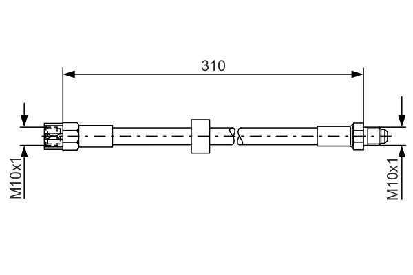 BOSCH 1 987 476 128 Brake Hose