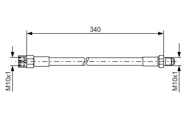 BOSCH 1 987 476 129 Brake Hose