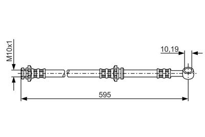Brake Hose BOSCH 1 987 476 131
