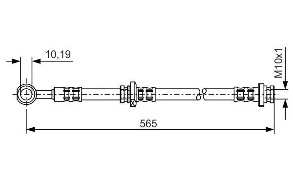 BOSCH 1 987 476 133 Brake Hose