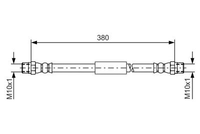 Brake Hose BOSCH 1 987 476 138
