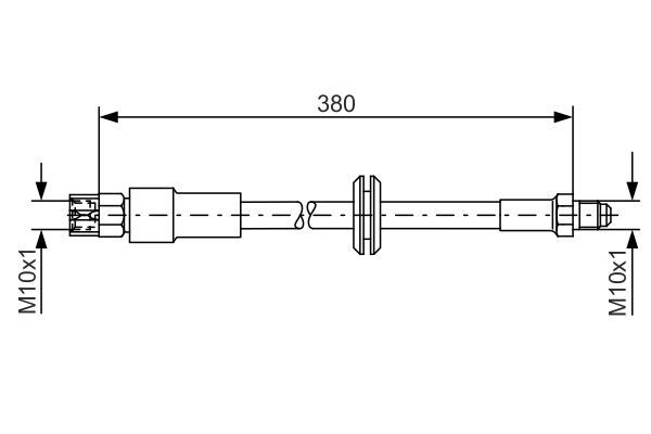 BOSCH 1 987 476 140 Brake Hose