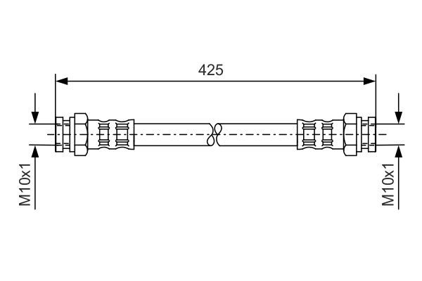 BOSCH 1 987 476 169 Brake Hose