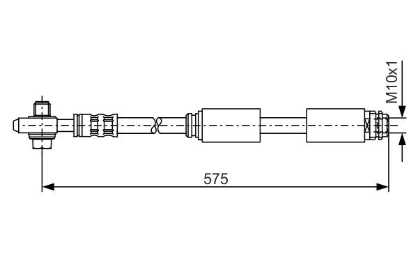 BOSCH 1 987 476 172 Brake Hose