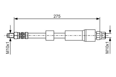 Brake Hose BOSCH 1 987 476 174