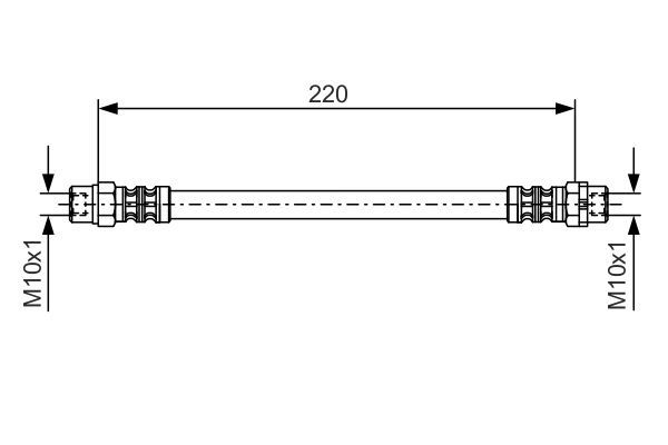 BOSCH 1 987 476 175 Brake Hose