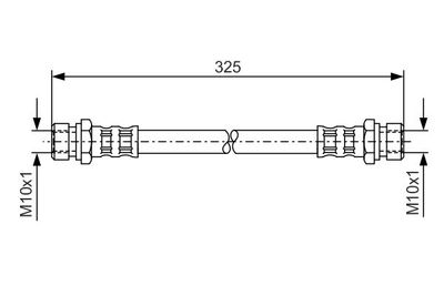 Brake Hose BOSCH 1 987 476 177