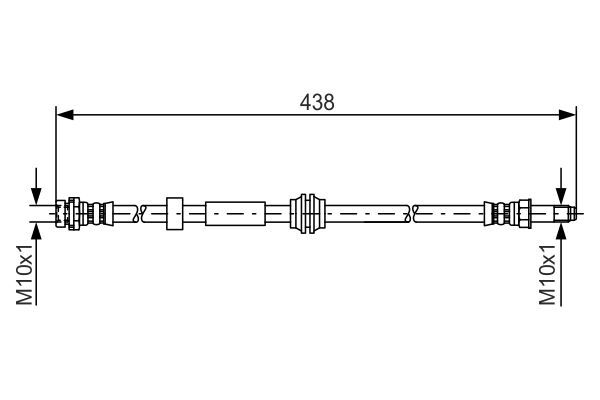 BOSCH 1 987 476 181 Brake Hose