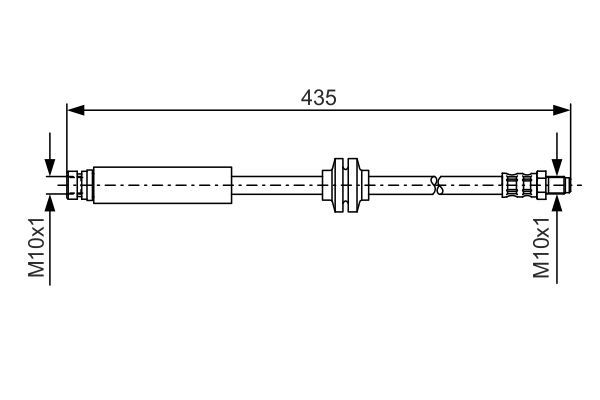 BOSCH 1 987 476 182 Brake Hose