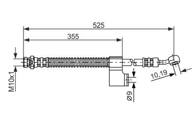 Brake Hose BOSCH 1 987 476 188