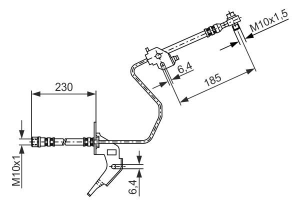 BOSCH 1 987 476 199 Brake Hose