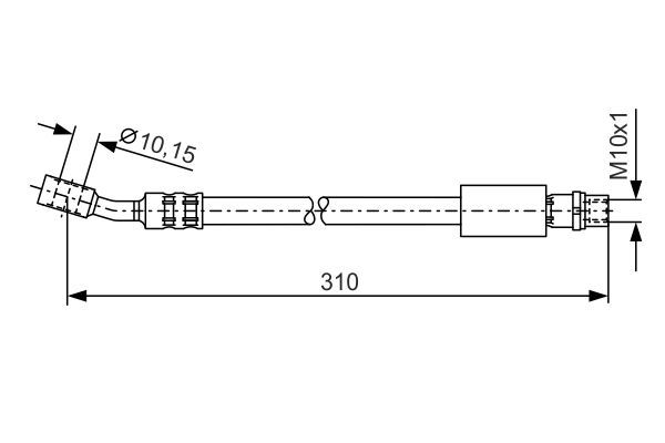 BOSCH 1 987 476 202 Brake Hose