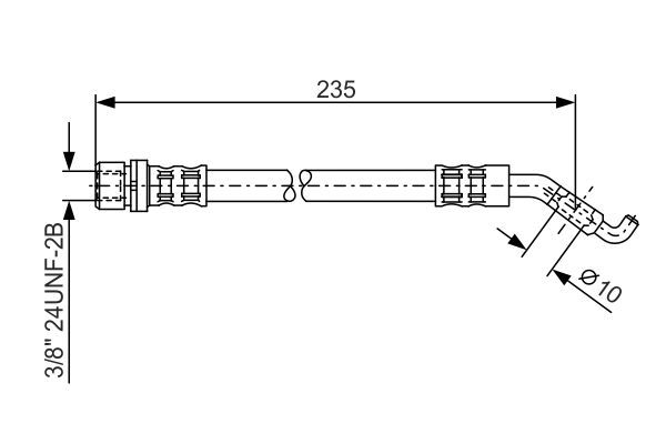 BOSCH 1 987 476 207 Brake Hose