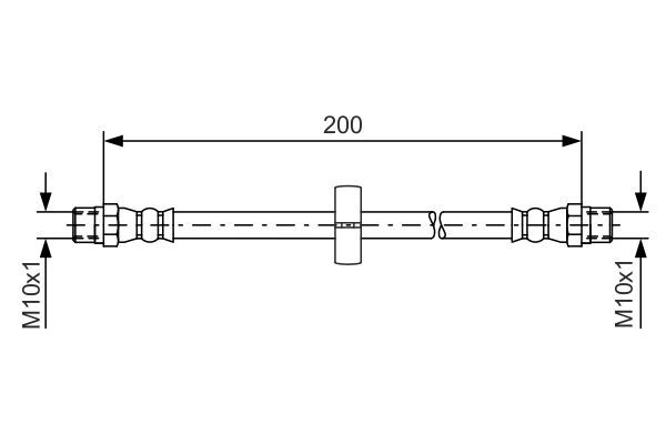 BOSCH 1 987 476 219 Brake Hose