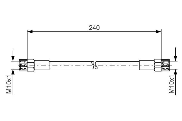 BOSCH 1 987 476 224 Brake Hose