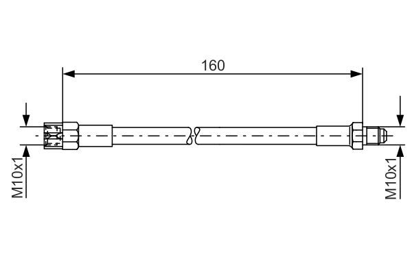 BOSCH 1 987 476 230 Brake Hose