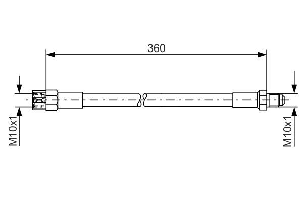 BOSCH 1 987 476 235 Brake Hose