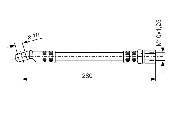 BOSCH 1 987 476 238 Brake Hose