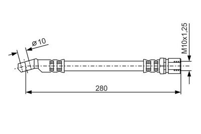 Brake Hose BOSCH 1 987 476 238