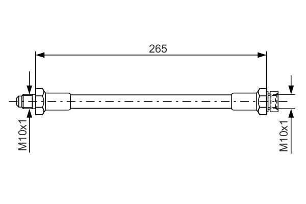 BOSCH 1 987 476 244 Brake Hose