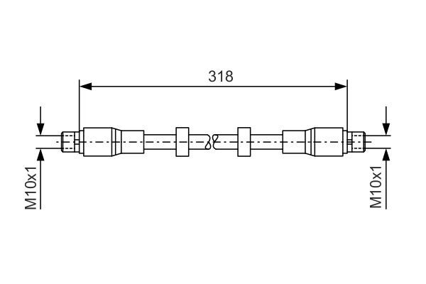 BOSCH 1 987 476 247 Brake Hose