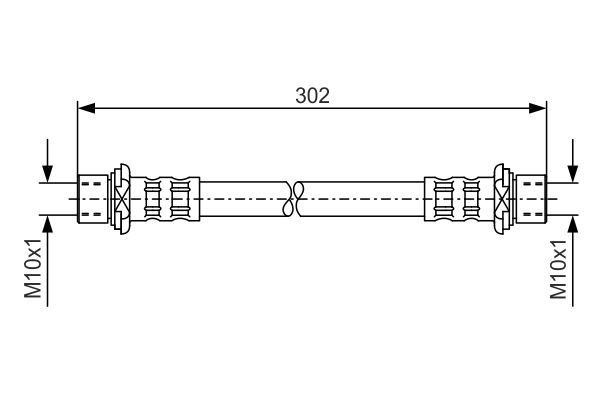 BOSCH 1 987 476 259 Brake Hose