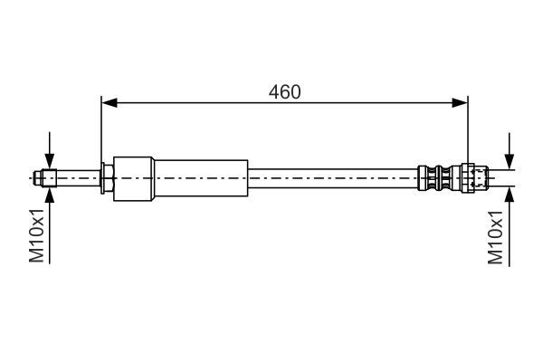 BOSCH 1 987 476 297 Brake Hose