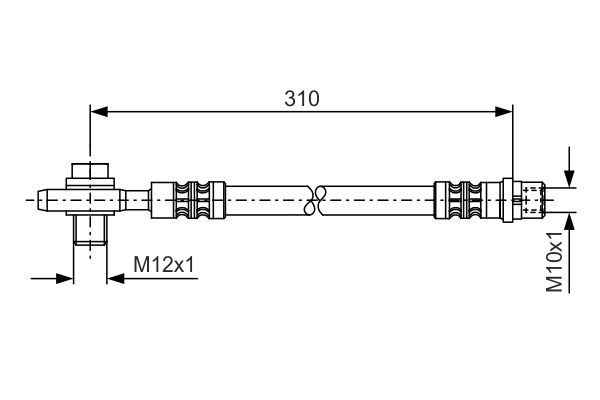 BOSCH 1 987 476 308 Brake Hose