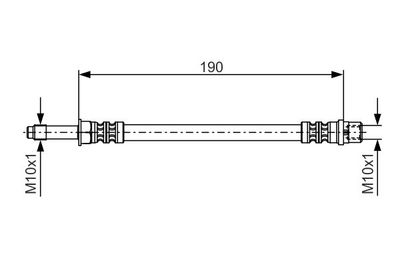 Brake Hose BOSCH 1 987 476 310