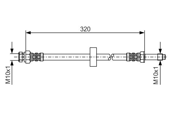 BOSCH 1 987 476 317 Brake Hose