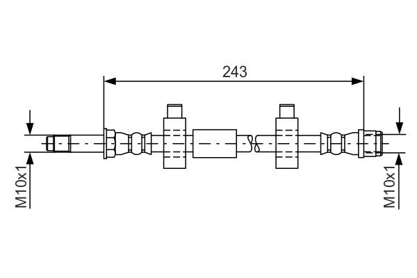 BOSCH 1 987 476 320 Brake Hose