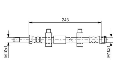 Brake Hose BOSCH 1 987 476 320
