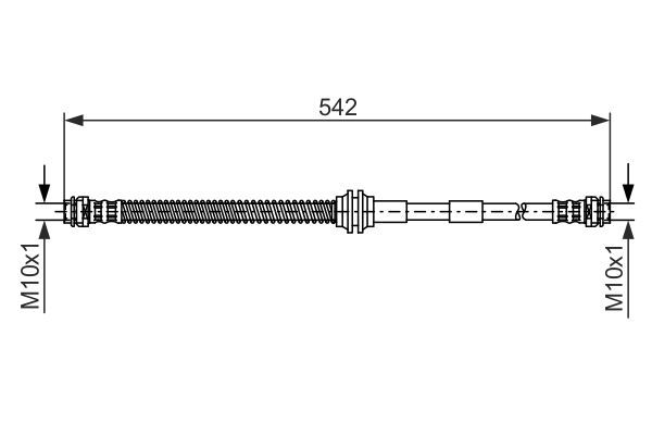 BOSCH 1 987 476 325 Brake Hose